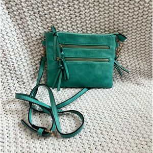 Teal Crossbody Bag